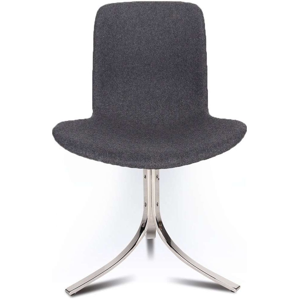 Mid Century Poul Trio Chair - Dark Grey-France & Son-FB839GREY-Dining Chairs-1-France and Son