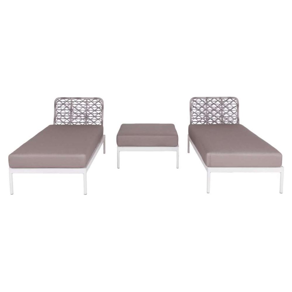 Daltun Outdoor Sectional Sofa-France & Son-FCC5065GREY-Set-Outdoor Sectionals-2-France and Son