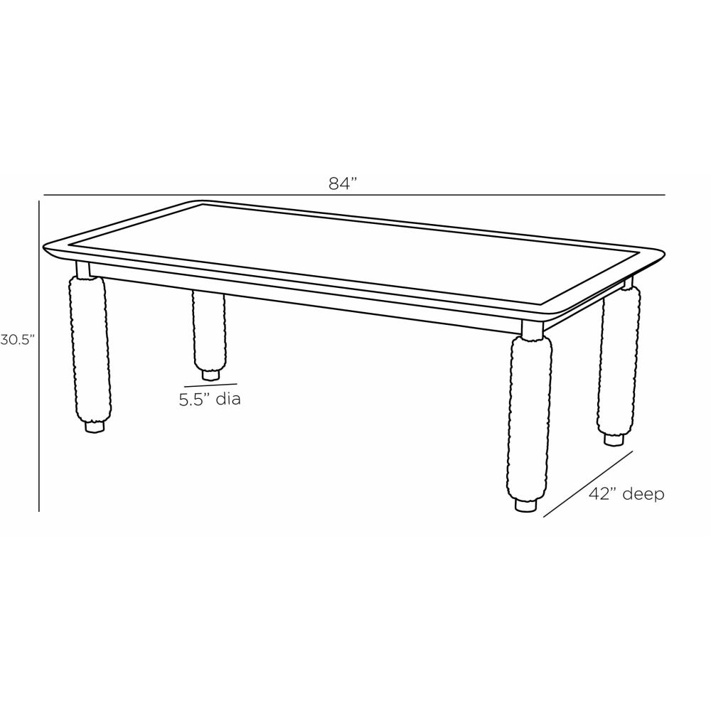 Nadir Dining Table - Black