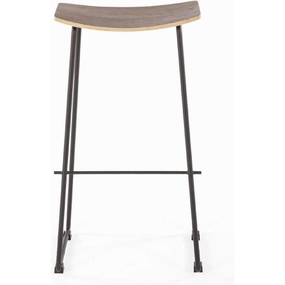Dacey Bar stool-France & Son-FEB5015WALNUTB-Bar Stools-1-France and Son