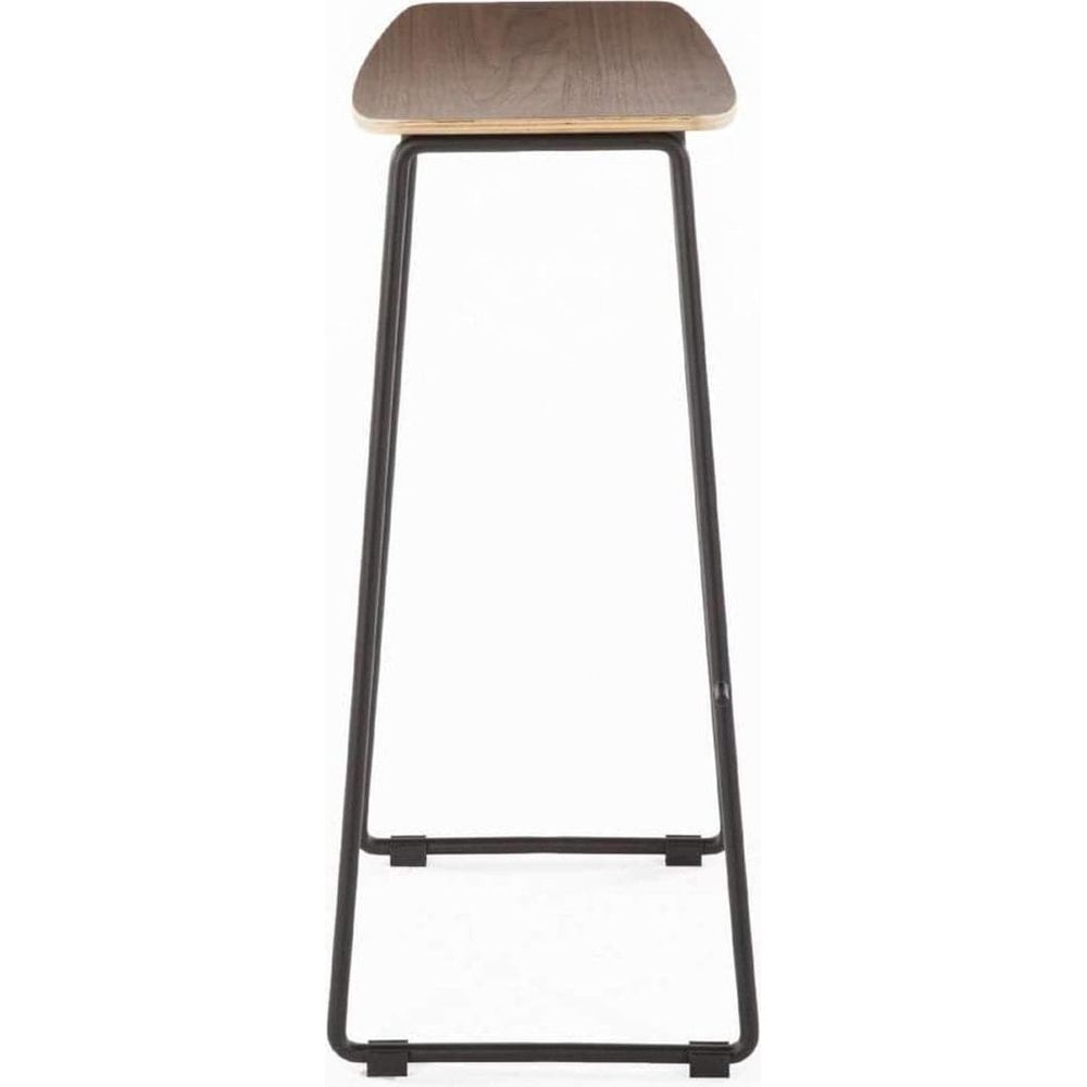 Dacey Bar stool-France & Son-FEB5015WALNUTB-Bar Stools-3-France and Son