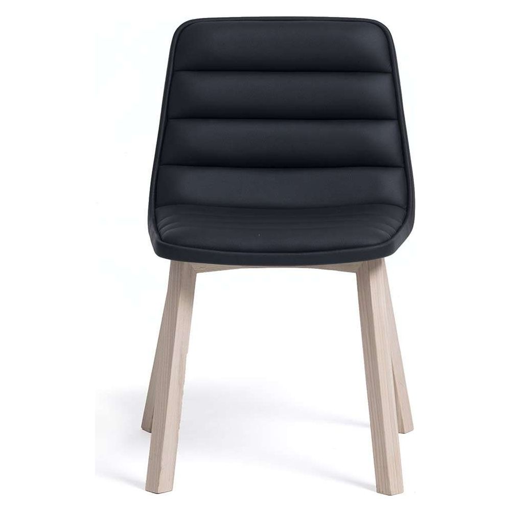 Mid Century Dix Ronin Side Chair-France & Son-FEC2106BLK-Dining Chairs-2-France and Son