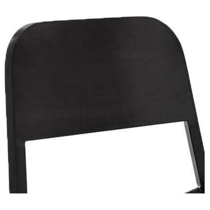 Mid Century Stainless Tutti Chair - Black-France & Son-FEC3606BLKA-Dining Chairs-2-France and Son