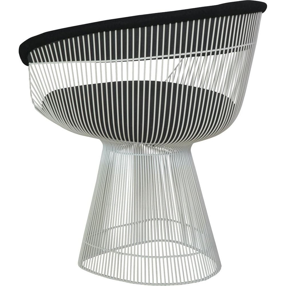 Platner Dining Chair-France & Son-FHC5788FWHT-Dining ChairsMatte White-3-France and Son