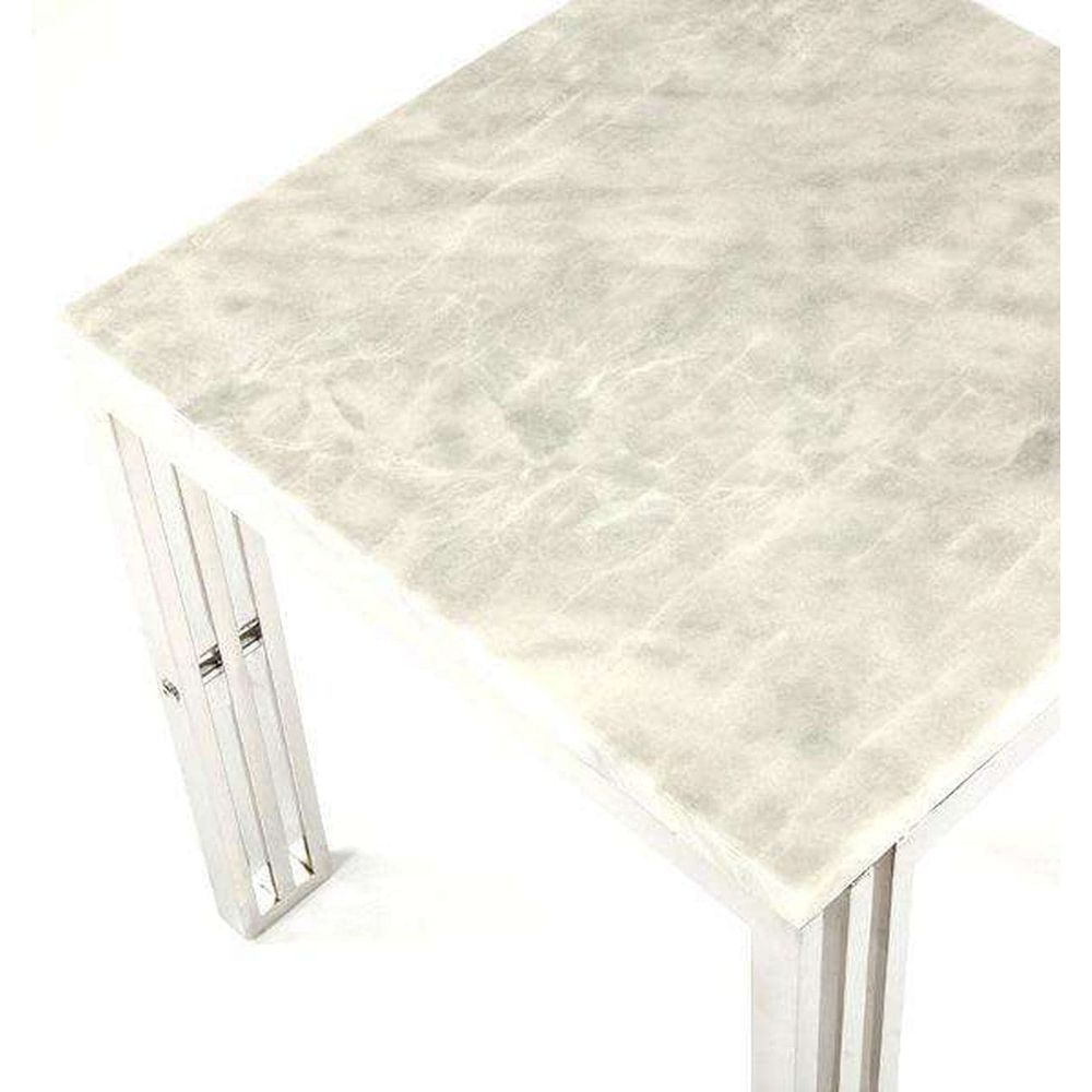 Del Marble Side Table - Square