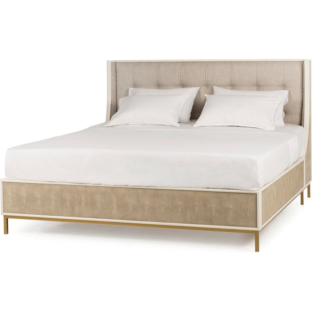 Amanda Shagreen Bed by Sonder-Sonder-FIB3036-BedsQueen-3-France and Son