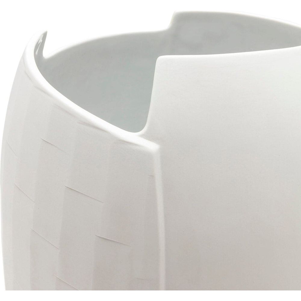 Birch Bark Porcelain Vase in Matte White-Sonder-FIV3084-Vases-2-France and Son