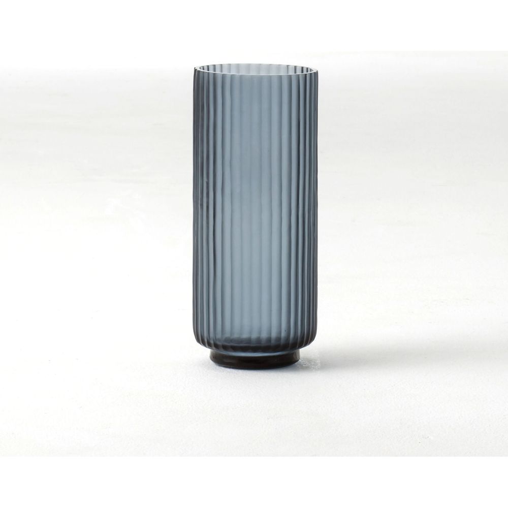 Indra Fluted Vase - Blue