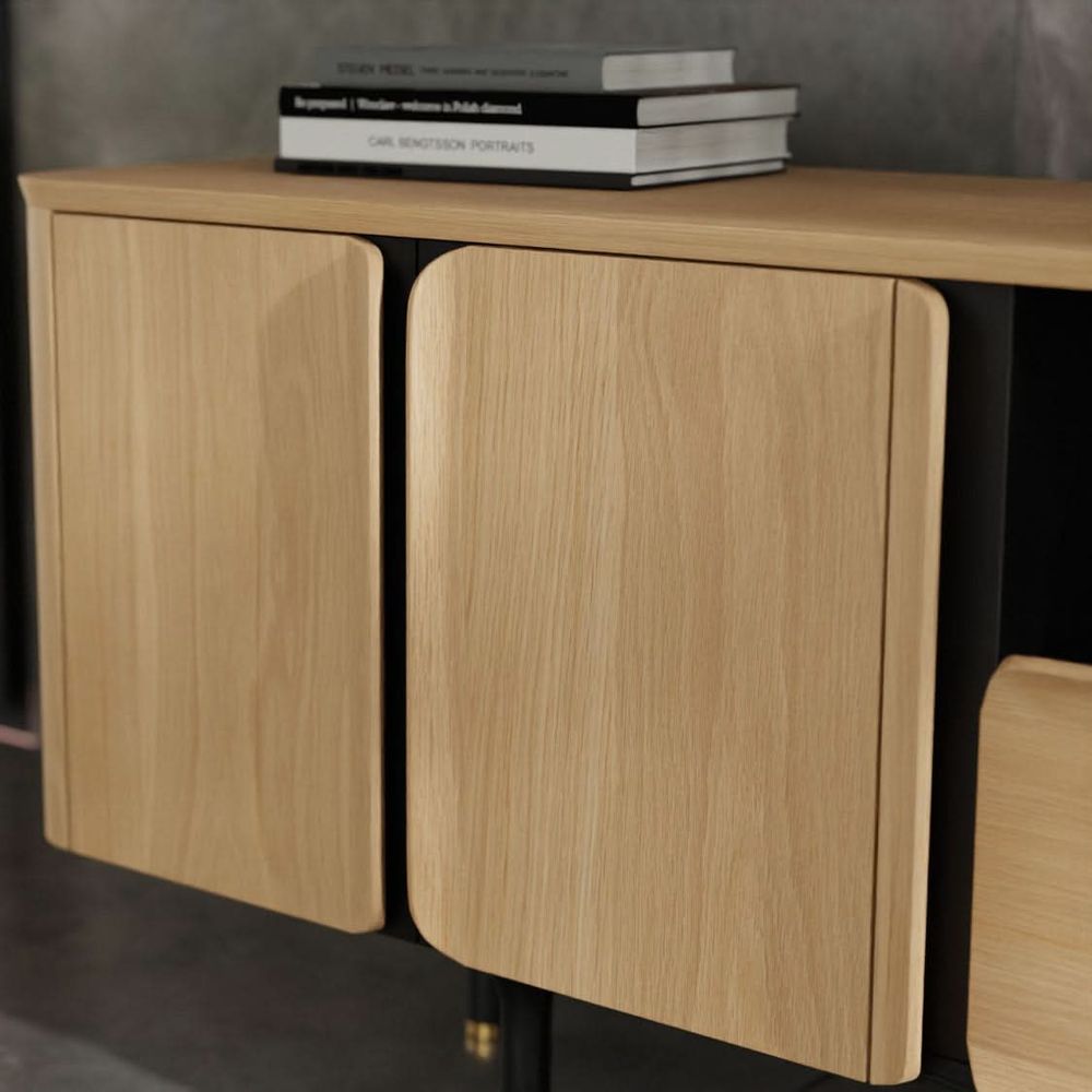 Hancock Media Console - Oak