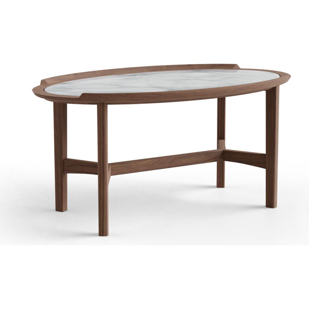 Luxor Oval Marble Coffee Table