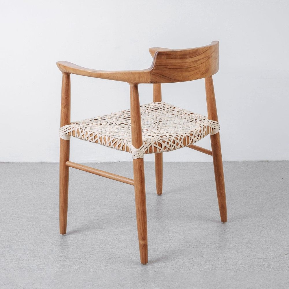 Helma Dining Arm Chair-France & Son-FL1009-Dining Chairs-4-France and Son