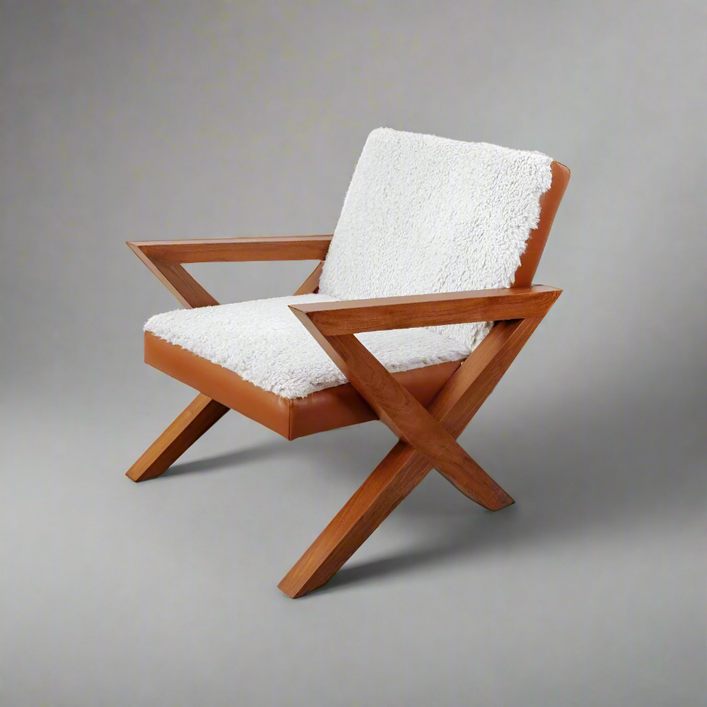 Jeanneret X Lounge Chair - Shearling