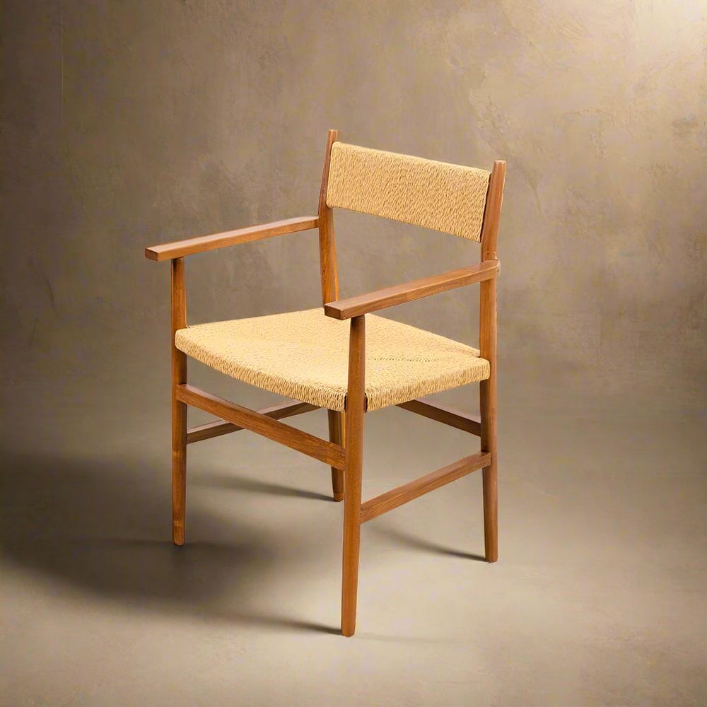 Riese Dining Arm Chair-France & Son-FL1023-Dining Chairs-1-France and Son