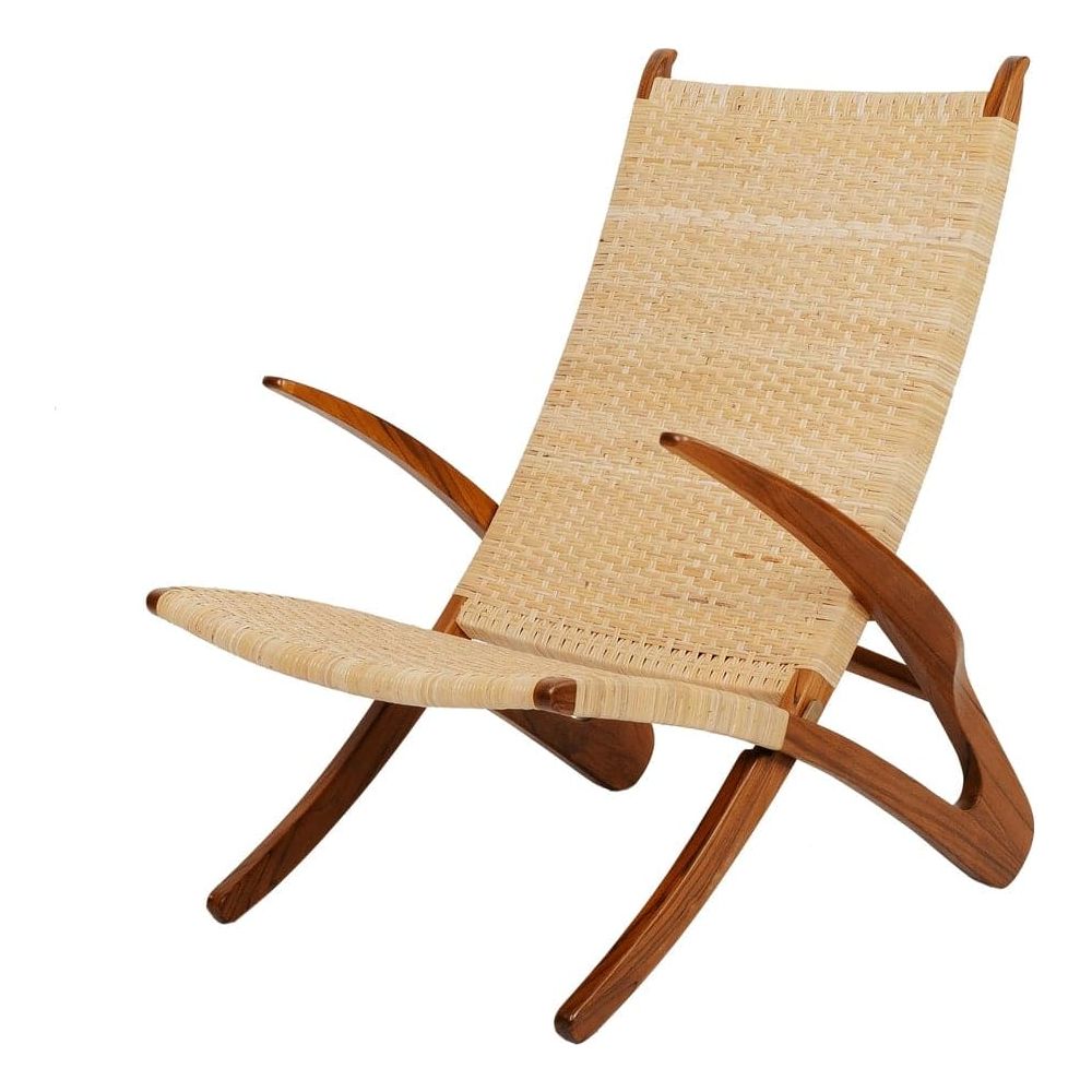 Hans Dolphin Lounge Chair-France & Son-FL1037NTRL-Lounge ChairsBrown-1-France and Son
