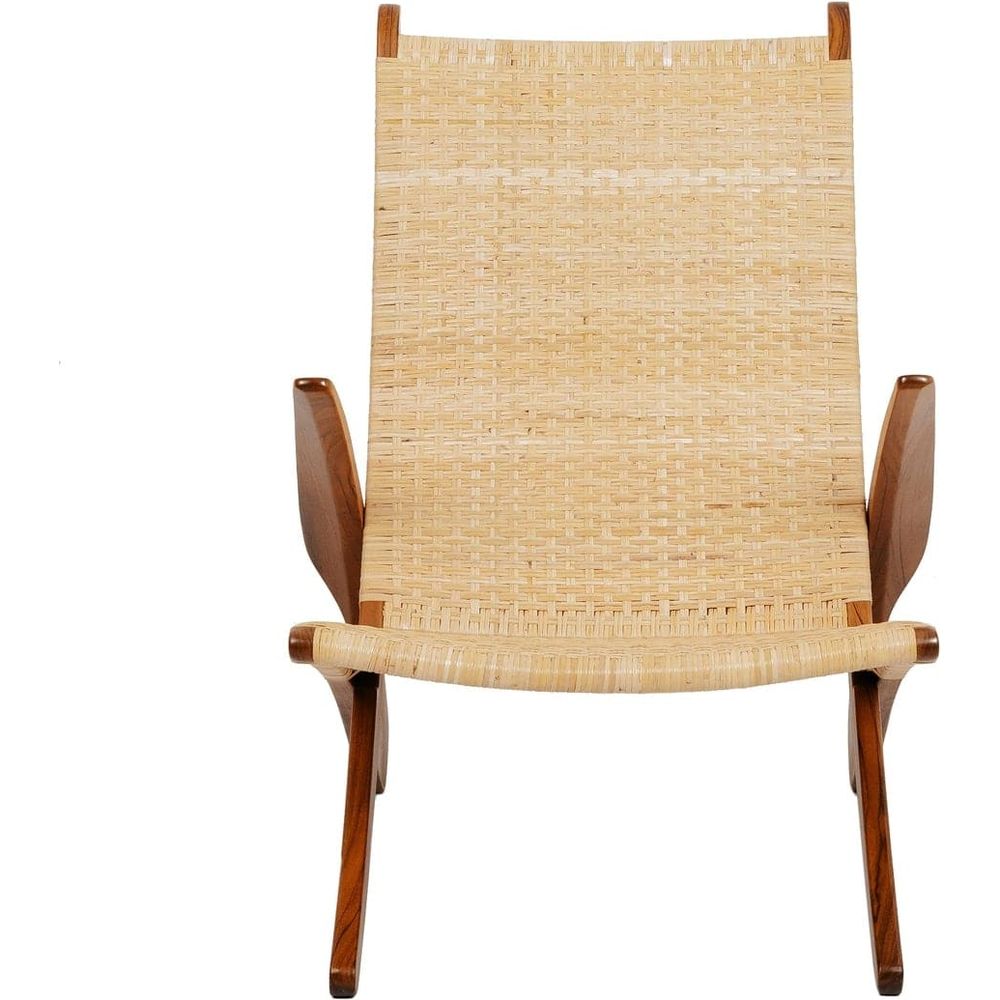 Hans Dolphin Lounge Chair-France & Son-FL1037NTRL-Lounge ChairsBrown-5-France and Son