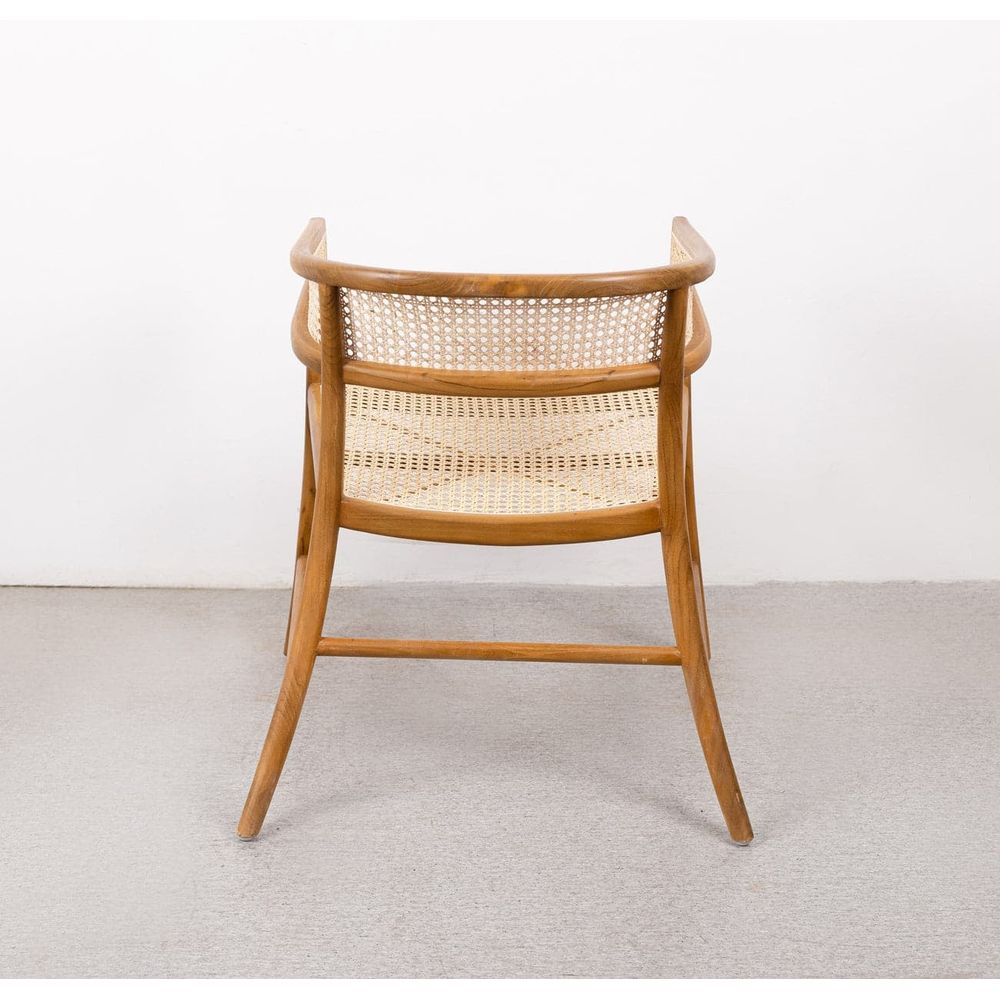 Henley Cane Arm Chair-France & Son-FL1039-Dining Chairs-3-France and Son