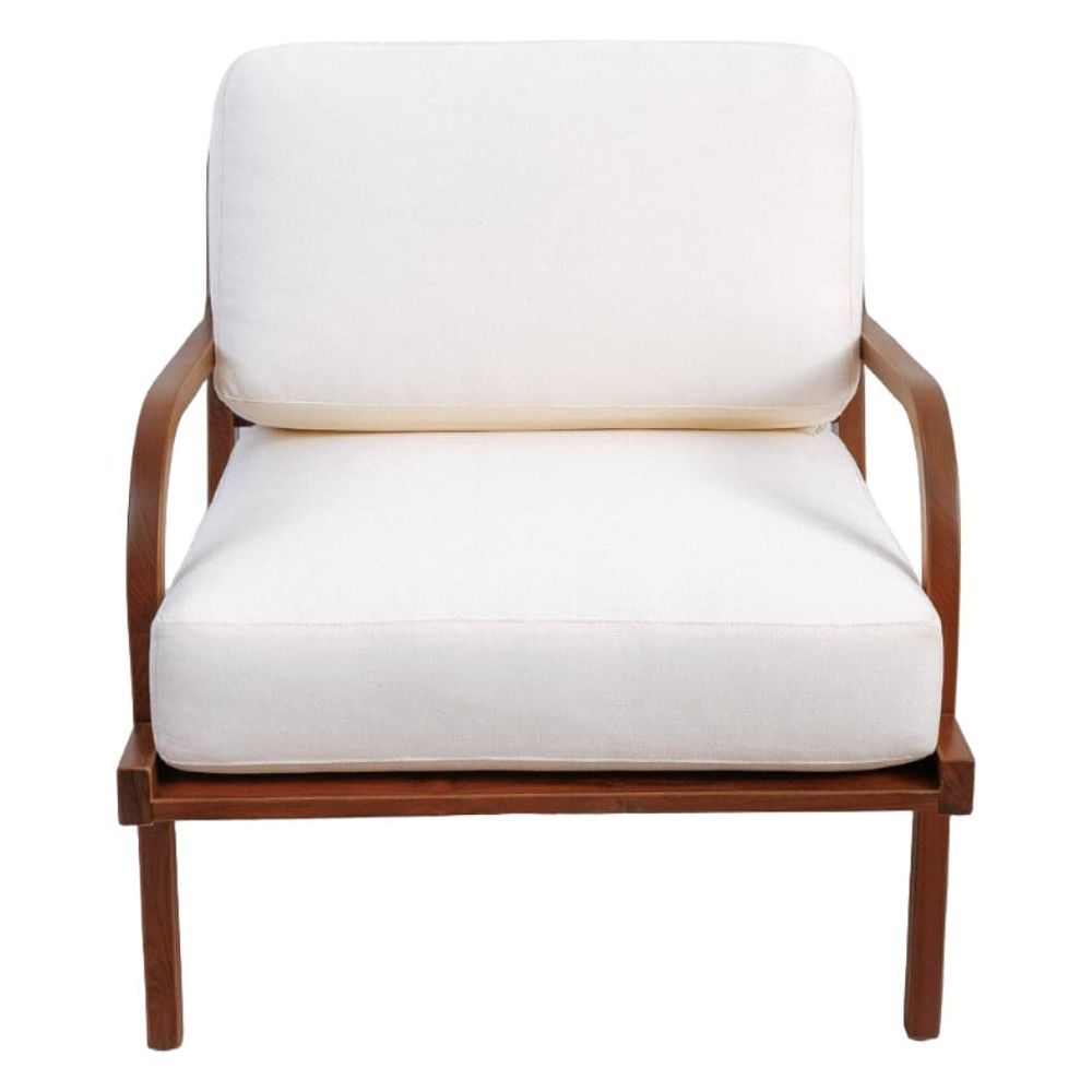 Gaspar Armchair-France & Son-FL1040BGE-Lounge Chairs-3-France and Son