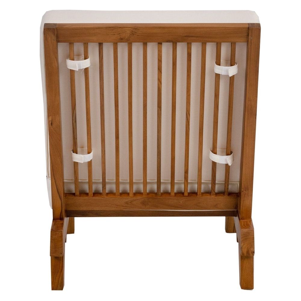 Naka Armless Platform Lounge Chair-France & Son-FL1042BGE-SQ-Lounge Chairs-6-France and Son