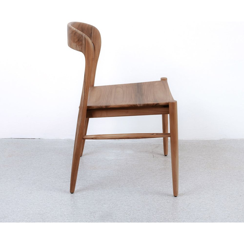 Imogen Teak Dining Chair-France & Son-FL1052-Dining ChairsSingle-2-France and Son