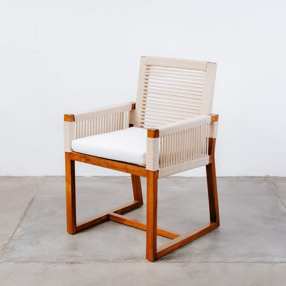 Thaker Dining Chair-France & Son-FL1066-Dining ChairsArm Chair-1-France and Son