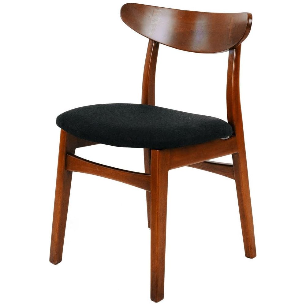 Wegner Model 30 Dining Chair-France & Son-FL1075BLK-Dining Chairs-1-France and Son