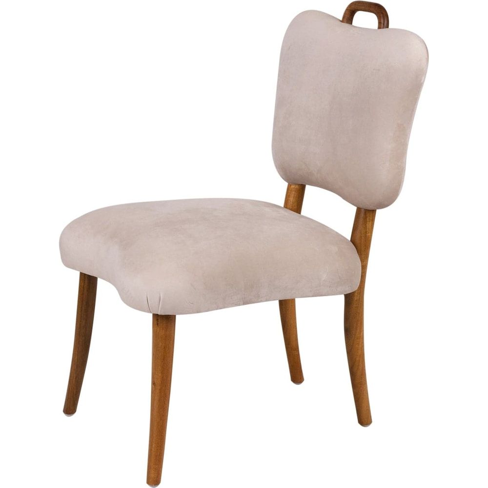 Royere Dining Chair - Velvet-France & Son-FL1088H-BGE-Dining Chairs-2-France and Son