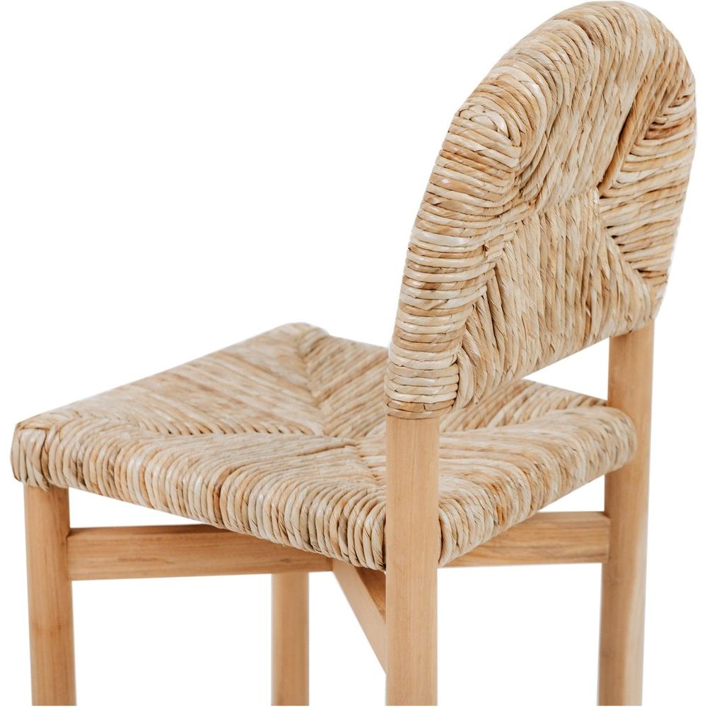 Perriand Rounded Side Chair-France & Son-FL1091NTRL-Dining Chairs-4-France and Son