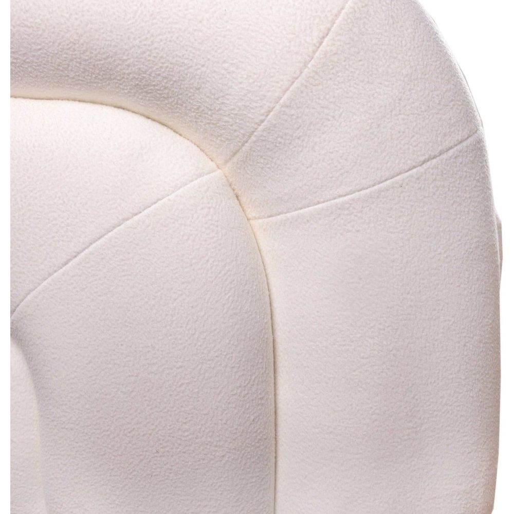 Polar Bear Swivel Chair-France & Son-FL1097IVORY-Lounge Chairs-6-France and Son