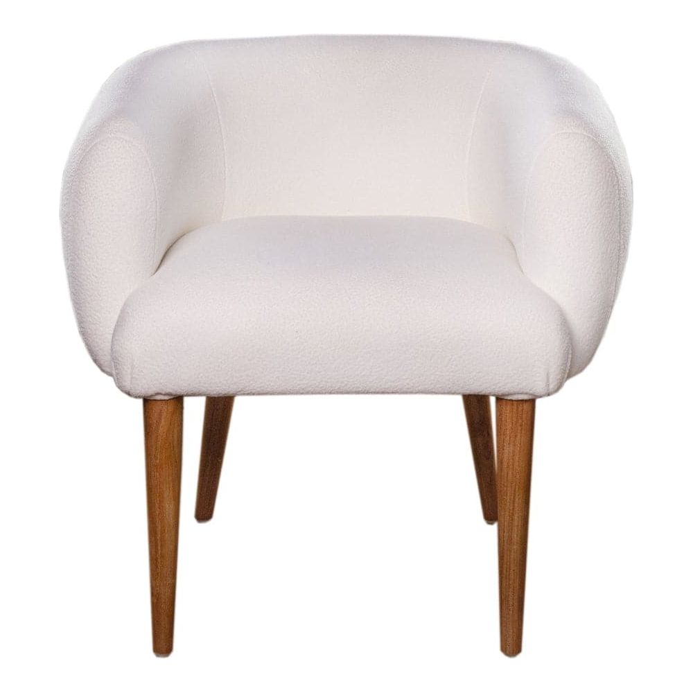 Royere Polar Bear Dining Chair-France & Son-FL1098IVORY-Dining Chairs-2-France and Son