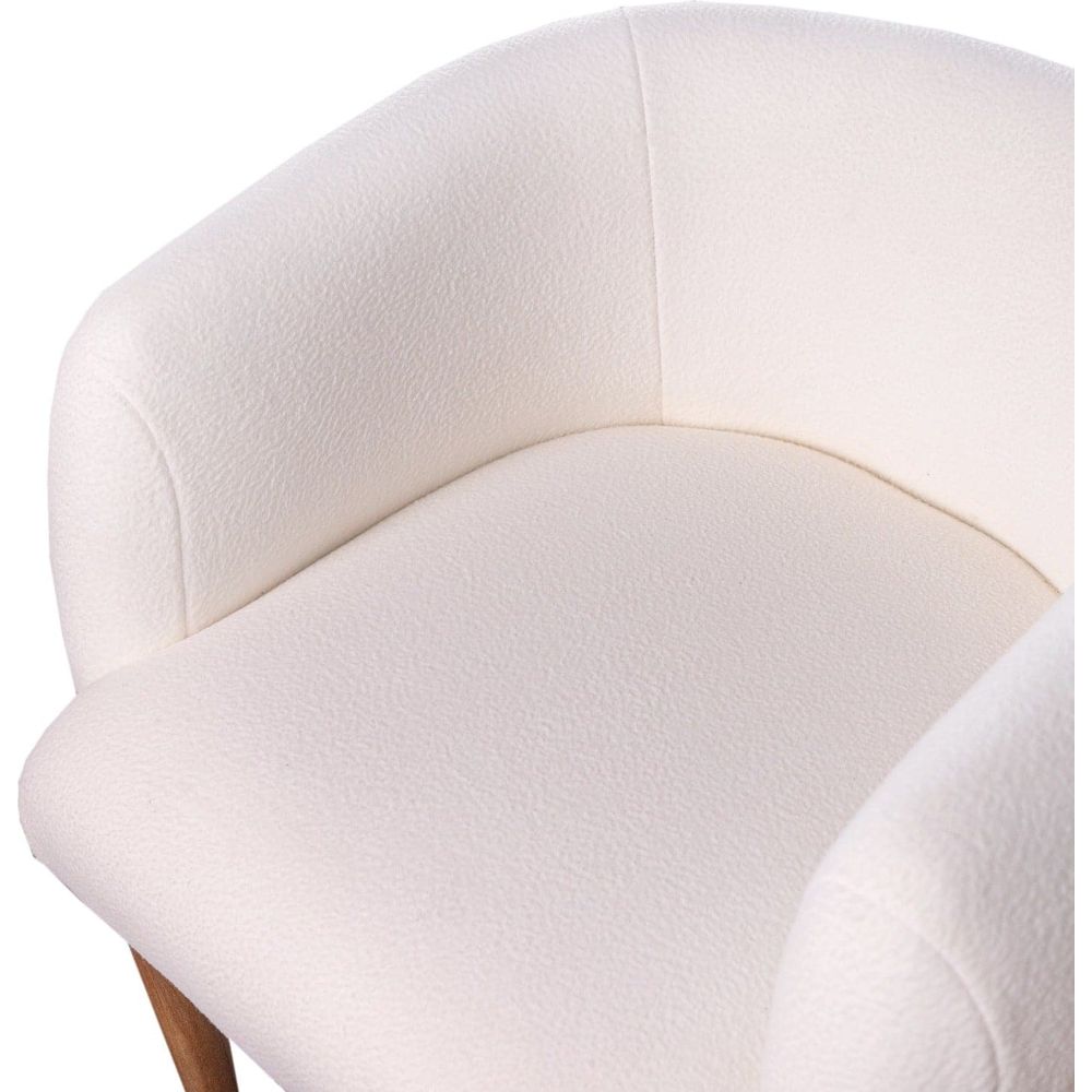 Royere Polar Bear Dining Chair-France & Son-FL1098IVORY-Dining Chairs-7-France and Son