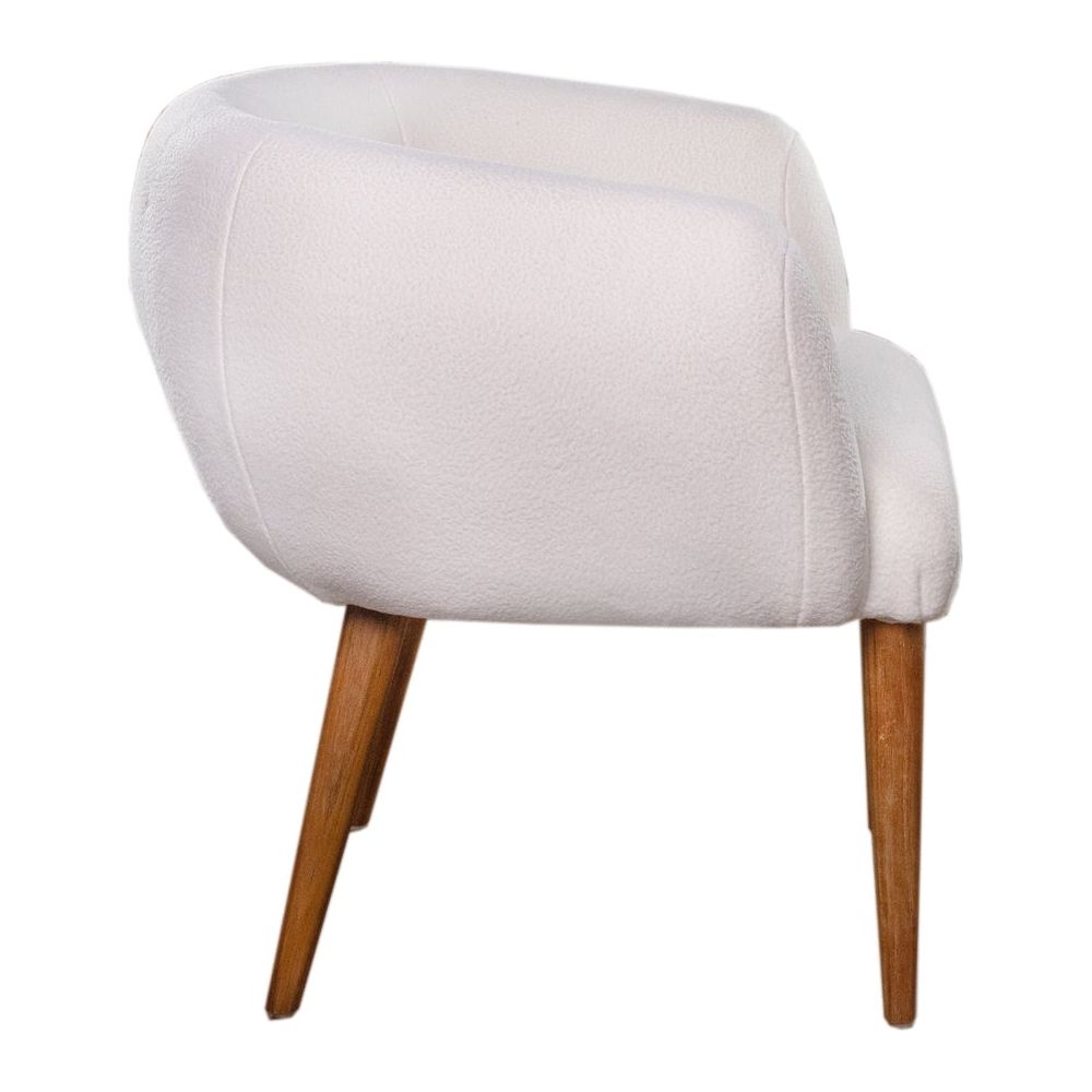 Royere Polar Bear Dining Chair-France & Son-FL1098IVORY-Dining Chairs-3-France and Son