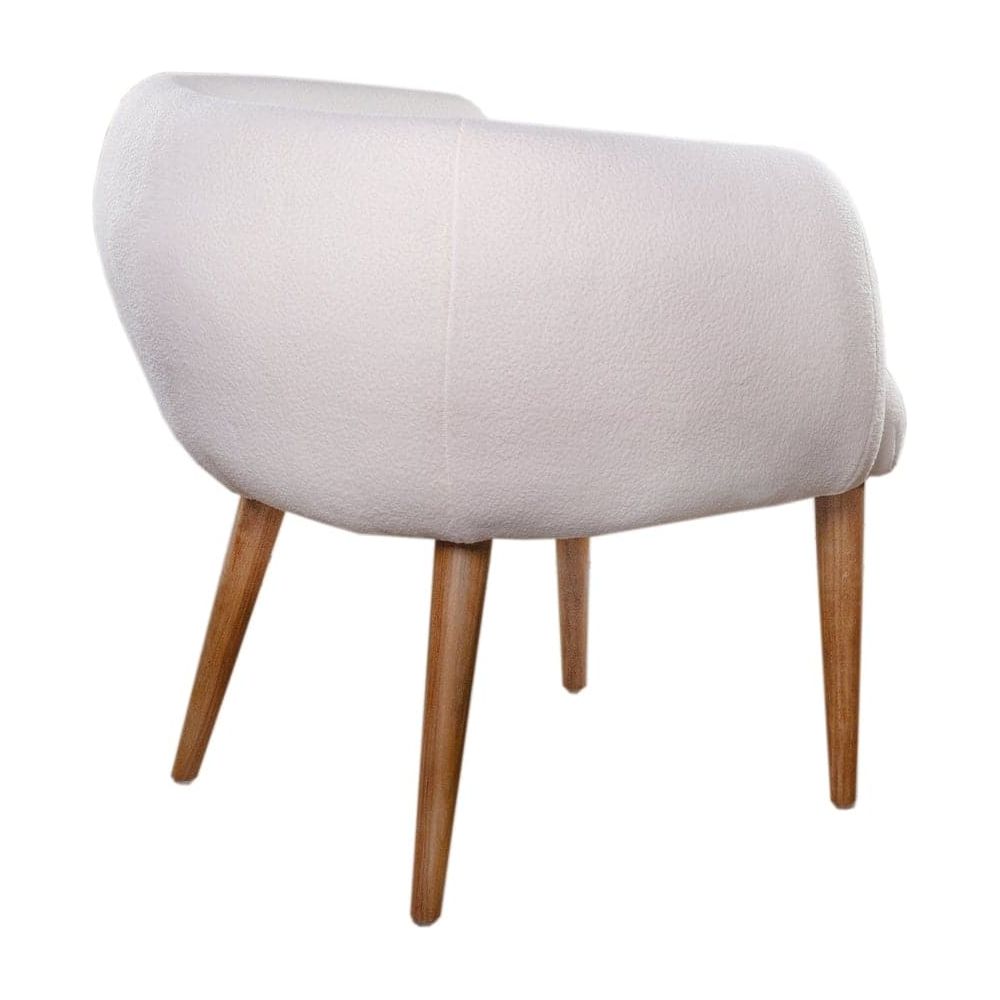 Royere Polar Bear Dining Chair-France & Son-FL1098IVORY-Dining Chairs-4-France and Son