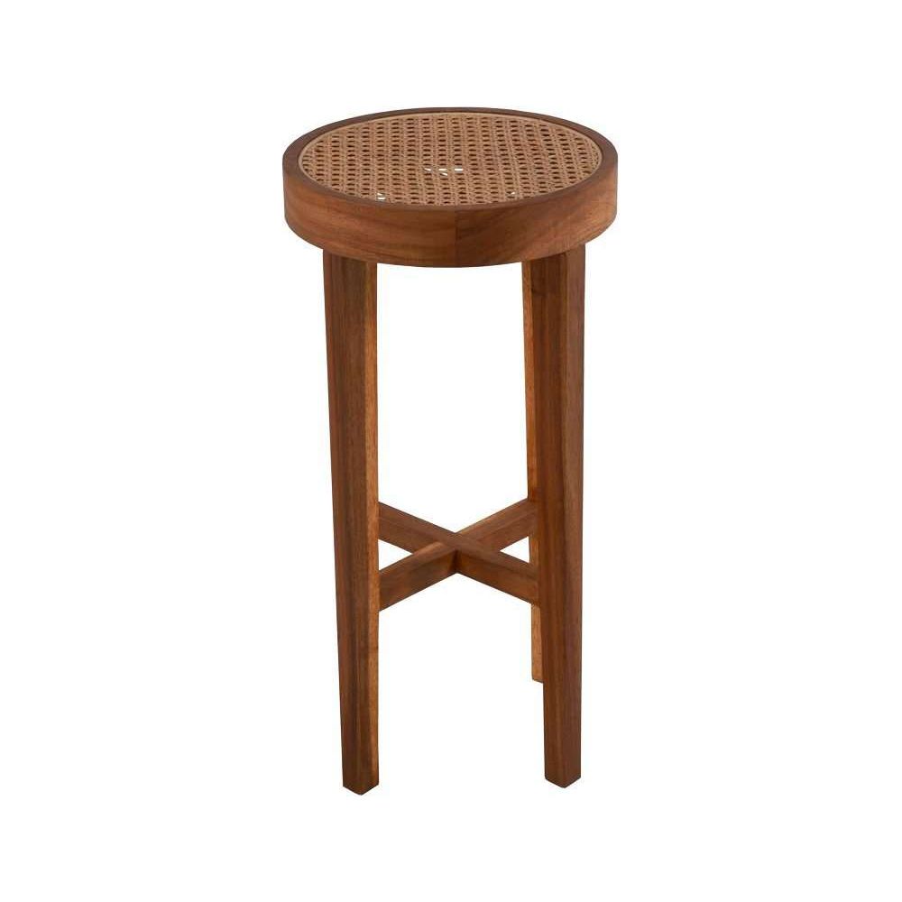 Jeanneret Round Bar Stool-France & Son-FL1111NTRL-Bar StoolsNatural-4-France and Son