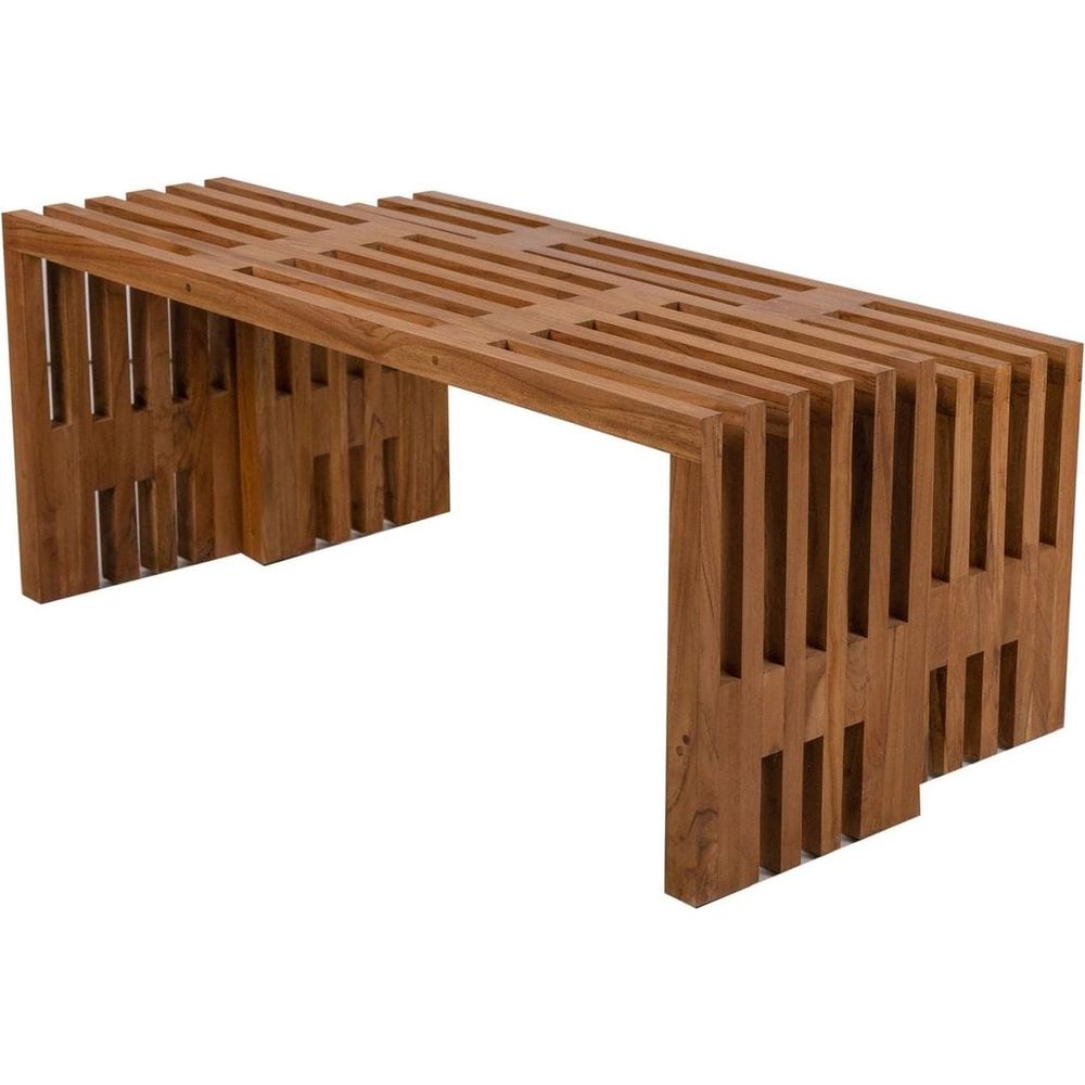 Jensen Slatted Nesting Bench-France & Son-FL1214NTRL-Benches-10-France and Son