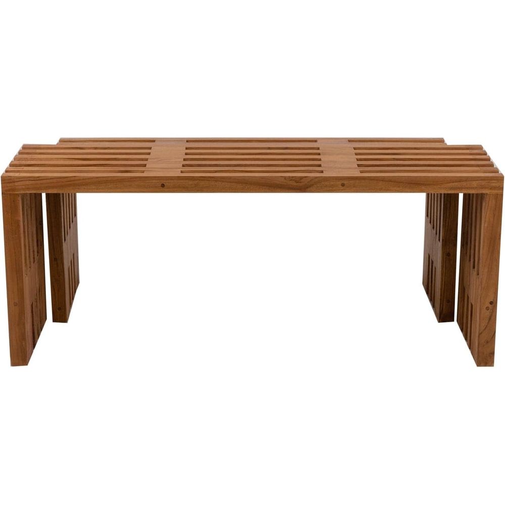 Jensen Slatted Nesting Bench-France & Son-FL1214NTRL-Benches-11-France and Son