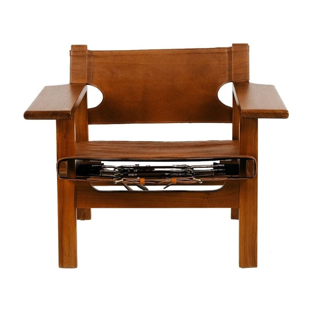 Mid Century Spanish Chair-France & Son-FL1302TEAK-Lounge Chairs-2-France and Son