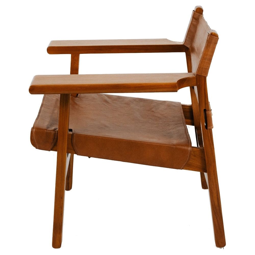 Mid Century Spanish Chair-France & Son-FL1302TEAK-Lounge Chairs-6-France and Son