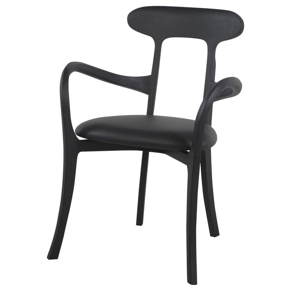 Teak Kringle Dining Chair-France & Son-FL1314BLK-Dining Chairs-2-France and Son