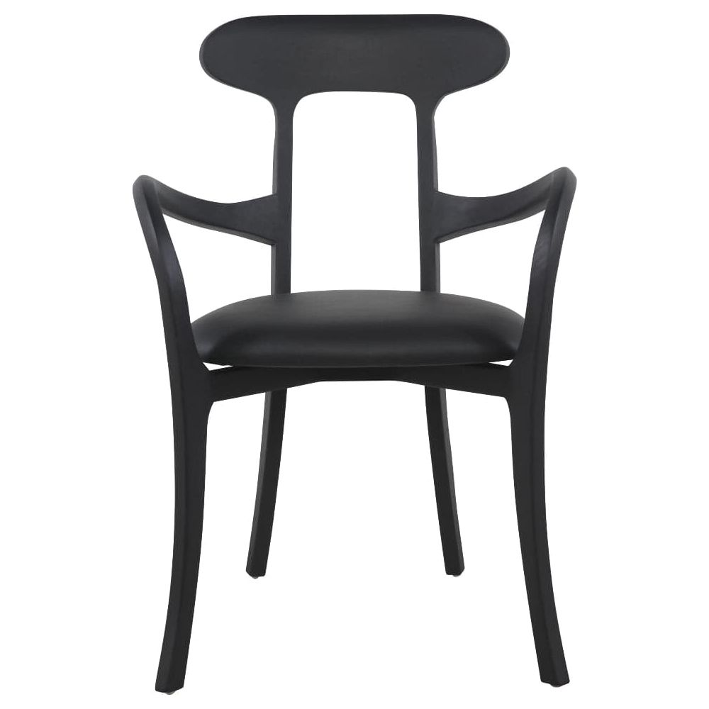 Teak Kringle Dining Chair-France & Son-FL1314BLK-Dining Chairs-1-France and Son