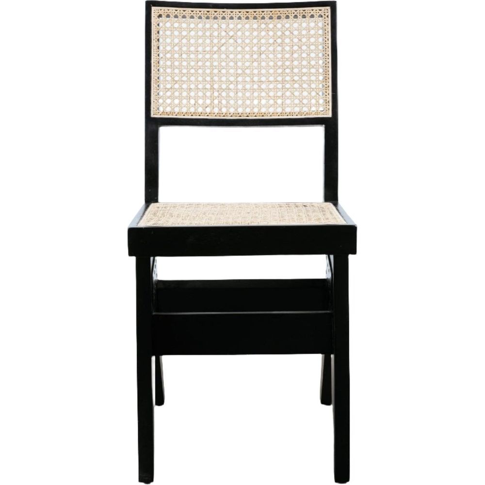 Jeanneret Dining Side Chair-France & Son-FL1318NTRL-Dining ChairsSingle-Natural-11-France and Son