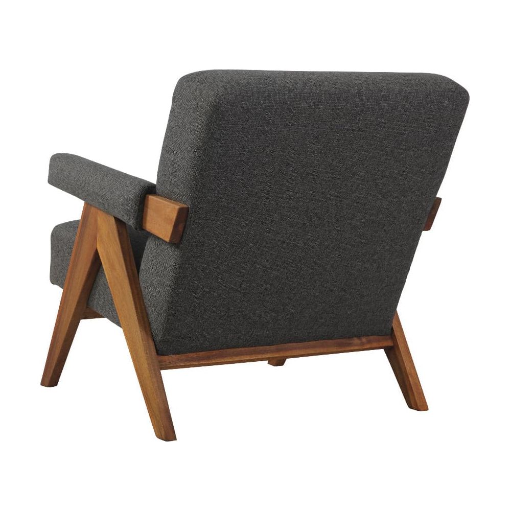 Jeanneret Upholstered Lounge Chair-France & Son-FL1322BGE-Lounge ChairsOff-White Fabric-20-France and Son