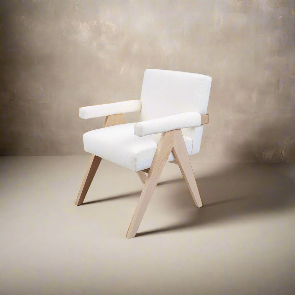 Jeanneret Upholstered Dining Armchair