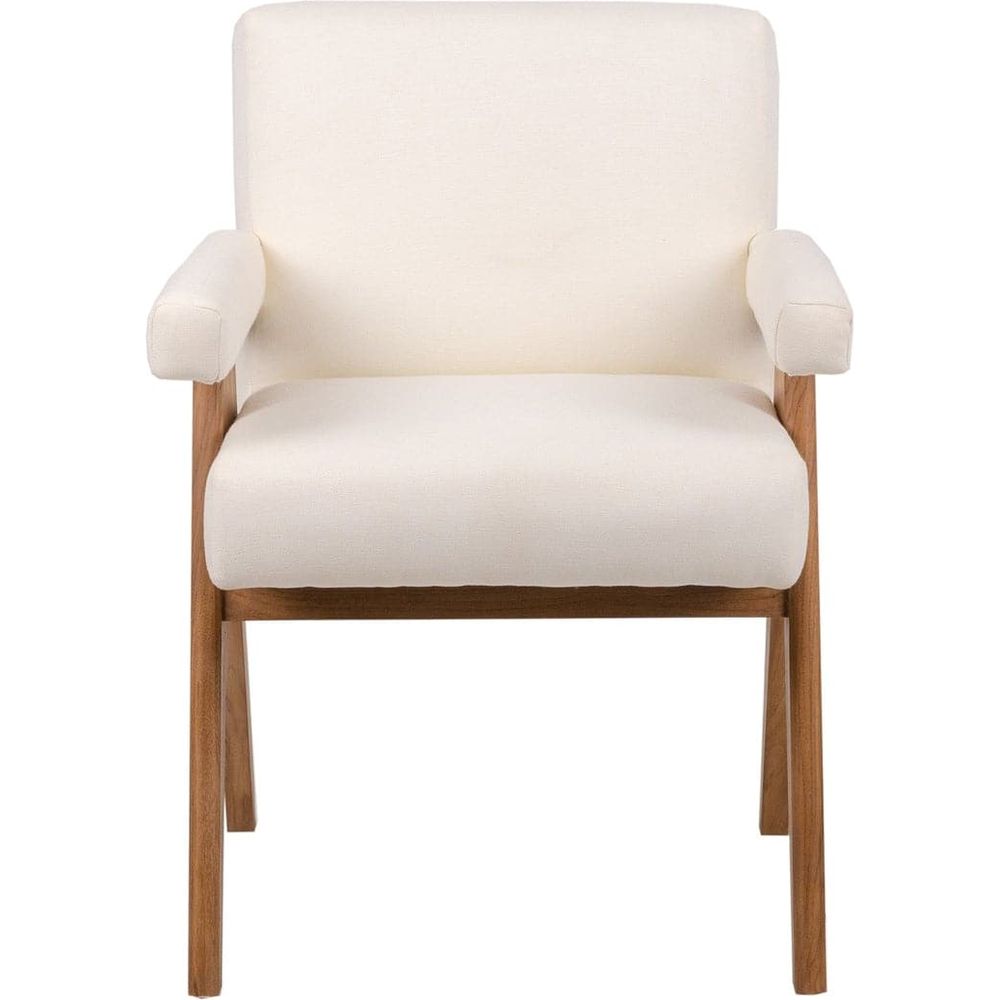 Jeanneret Dining Armchair - Upholstered-France & Son-FL1324IVORY-Dining ChairsSingle-Ivory-10-France and Son