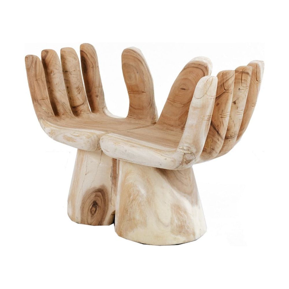 Helping Hands Bench-France & Son-FL1333RAW-Lounge ChairsNatural-3-France and Son