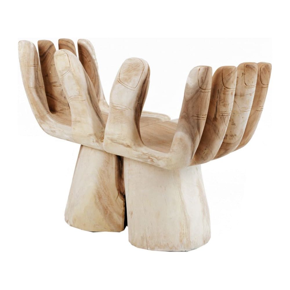 Helping Hands Bench-France & Son-FL1333RAW-Lounge ChairsNatural-1-France and Son