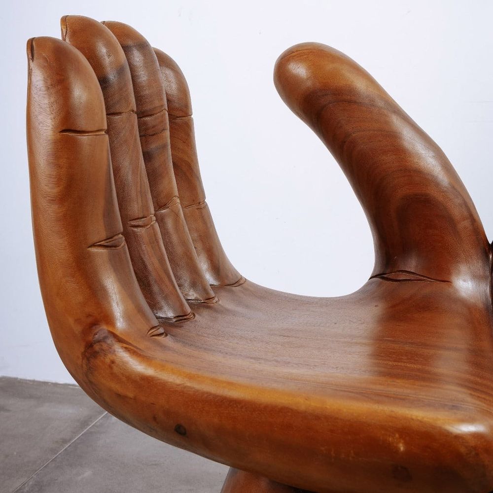 Helping Hands Bench-France & Son-FL1333RAW-Lounge ChairsNatural-9-France and Son