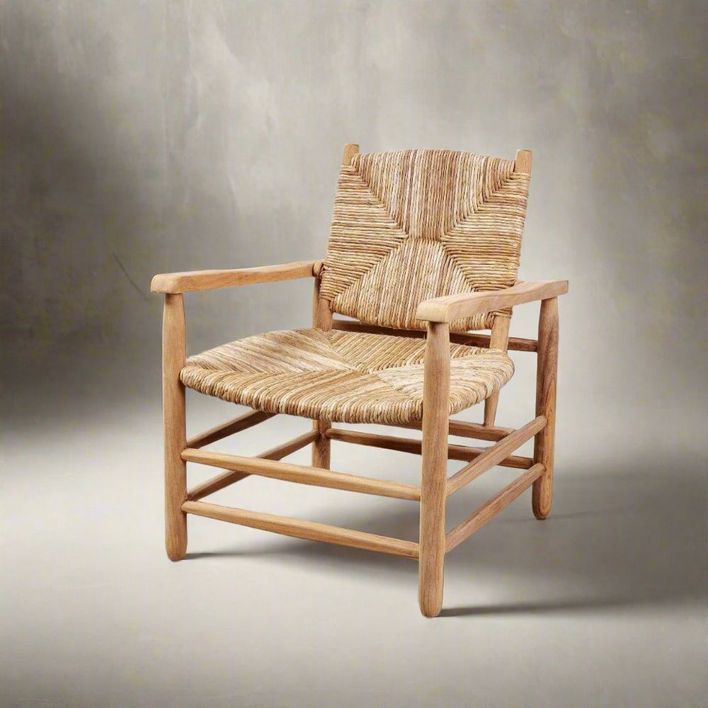 Perriand Teak Lounge Chair-France & Son-FL1345TEAK-Lounge Chairs-1-France and Son