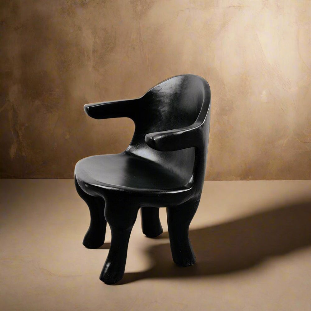 Turnbull Armchair-France & Son-FL1350BLK-Lounge ChairsBlack-1-France and Son