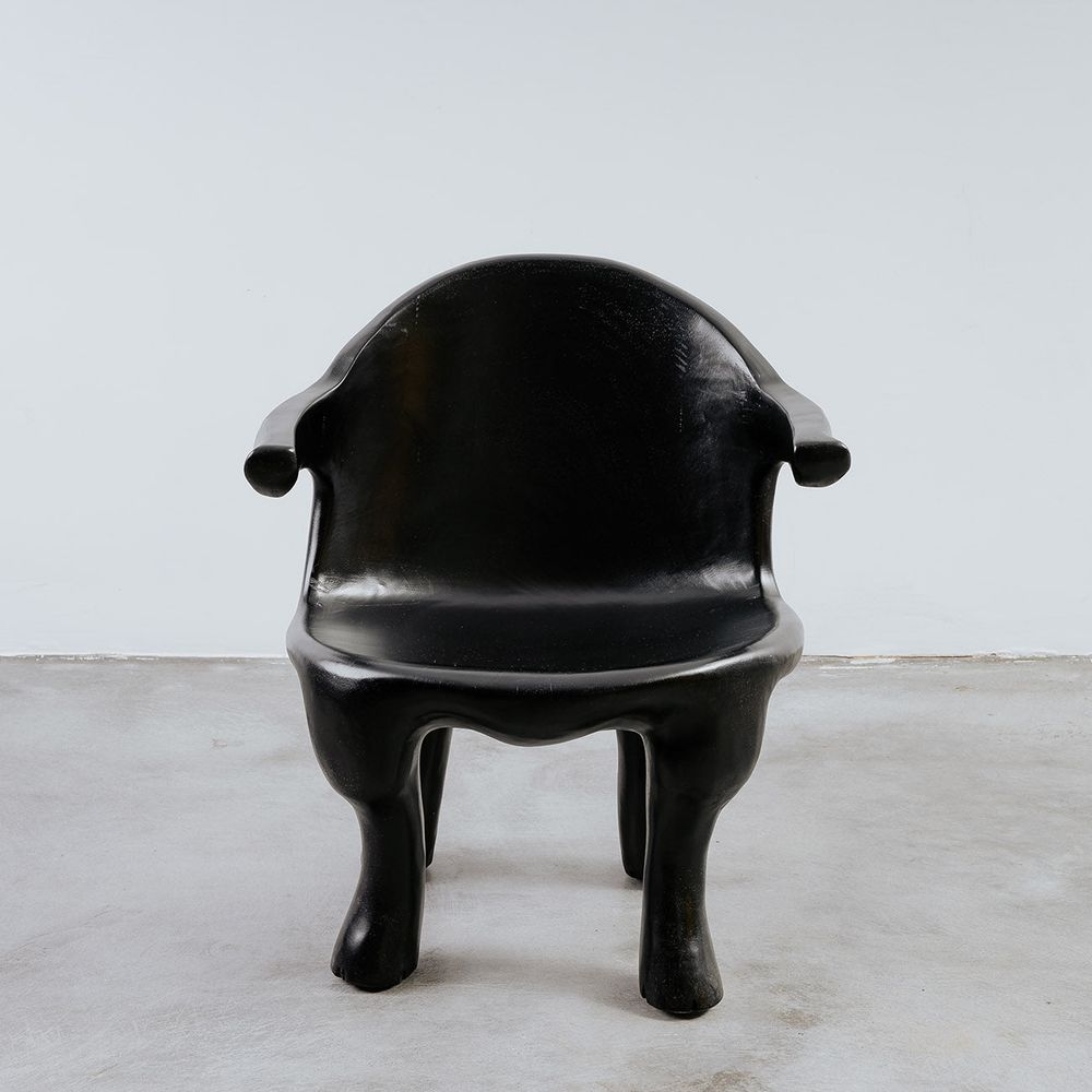 Turnbull Armchair-France & Son-FL1350BLK-Lounge ChairsBlack-2-France and Son