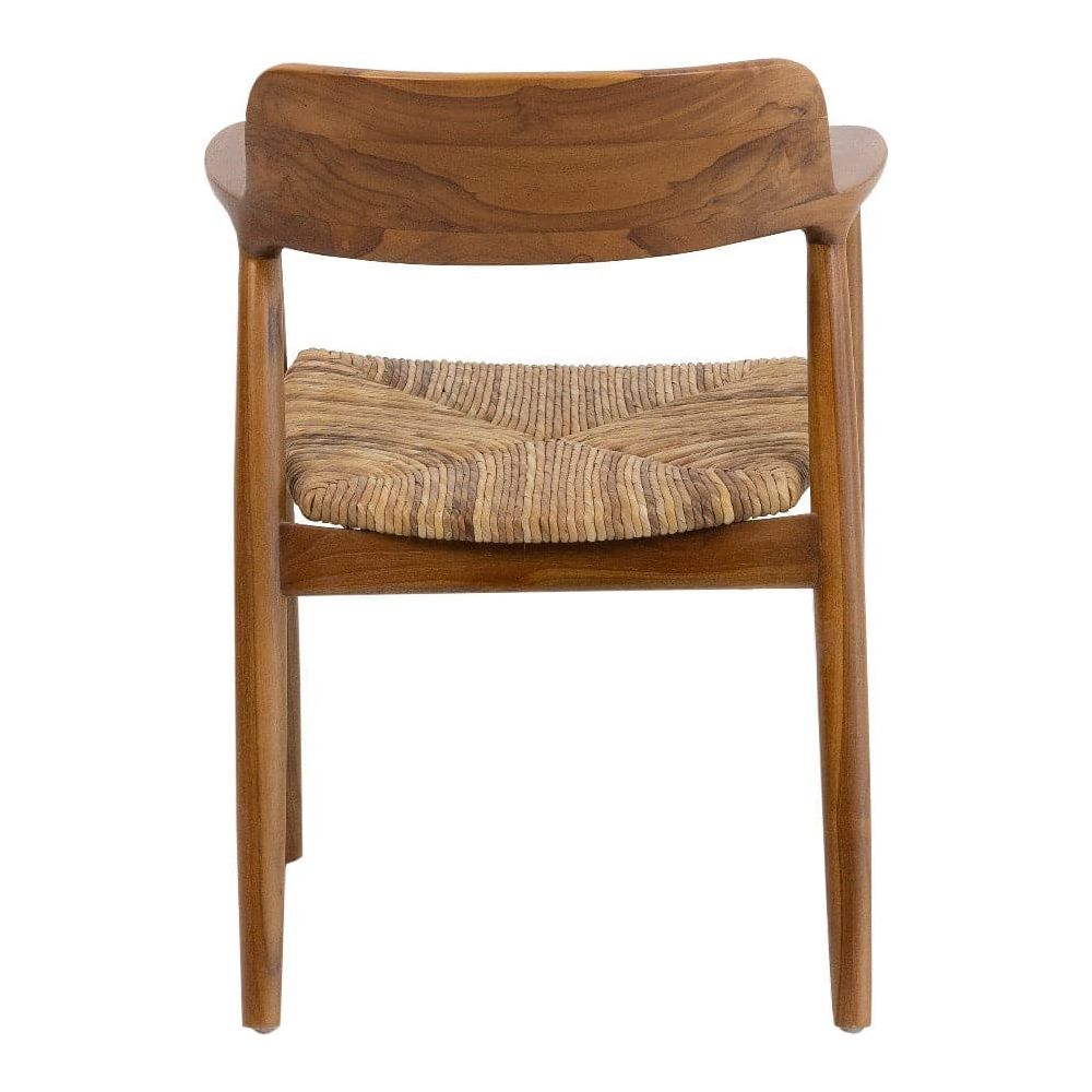 Pavels Woven Seat Dining Chair-France & Son-FL1351NEW-Dining ChairsNatural Teak-6-France and Son